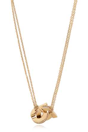 【送料&関税込】Alexander McQueen Gold Brass Necklace Gold Logo Necklace Alexander McQueen - Vitkac AS